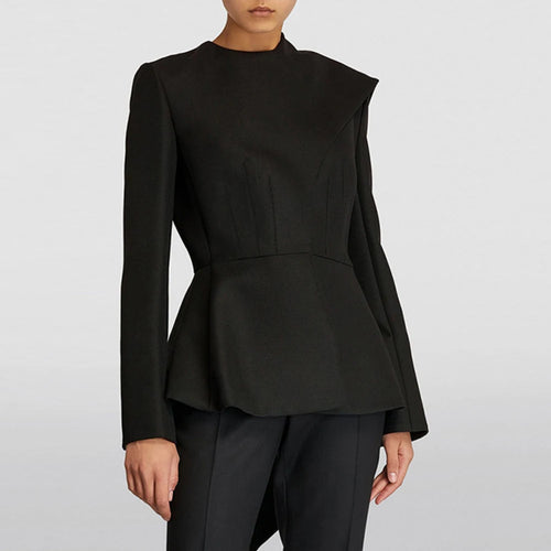 Black Peplum Blazer
