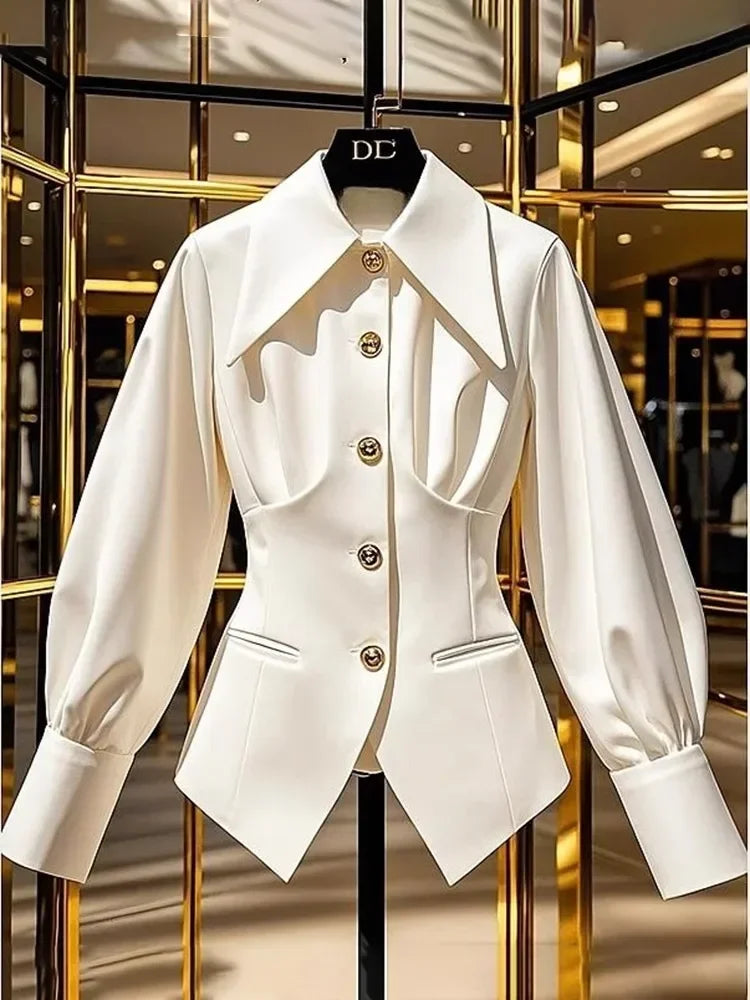 French Puff Sleeve Blouse