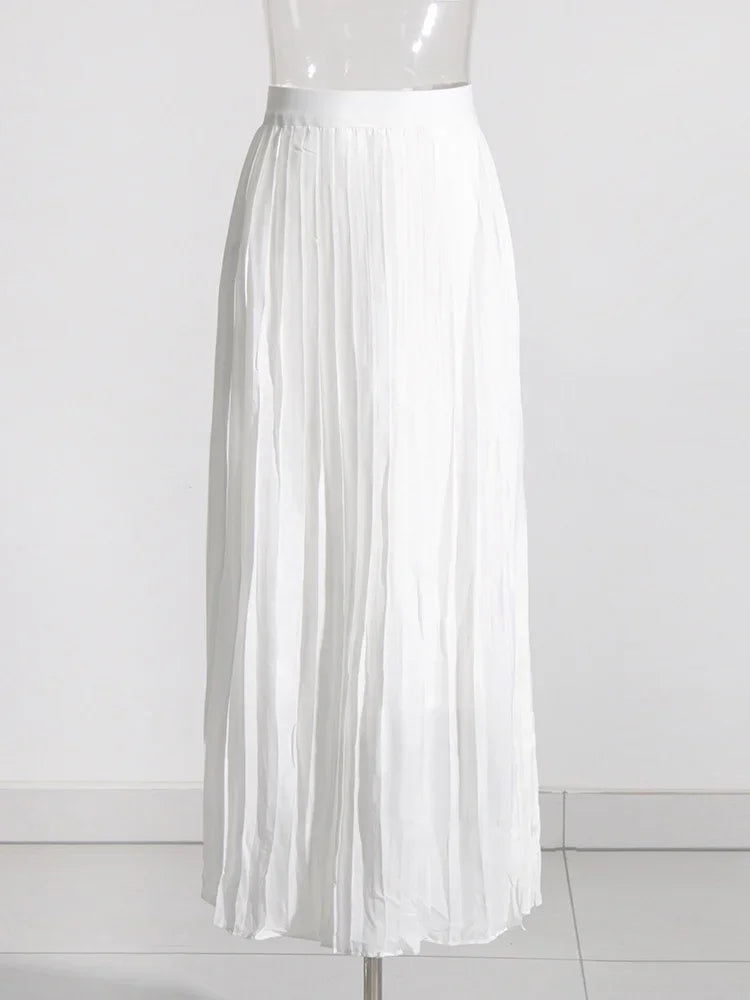 Black & White Pleated Set