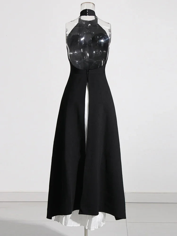 Black & White Pleated Set